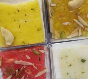 Mixed Ice Halwa Cutting [250 Grams]