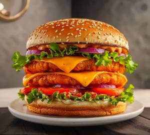 Double Cheese Patty Burger
