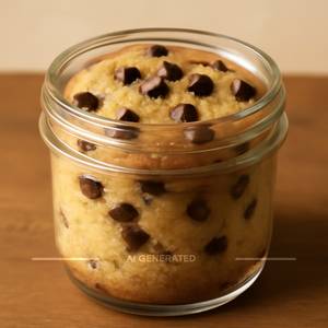 Choco chip jar cake