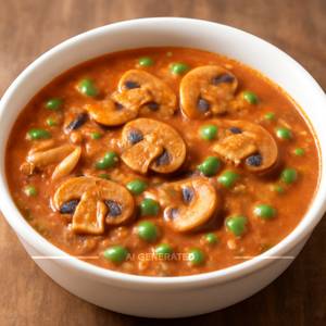 Mushroom Mutter Masala
