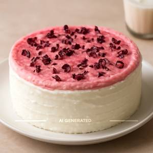 Milk Rose Cake [500 Grams]
