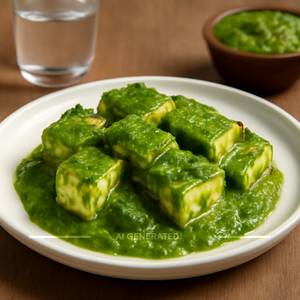 Paneer Green Sauce