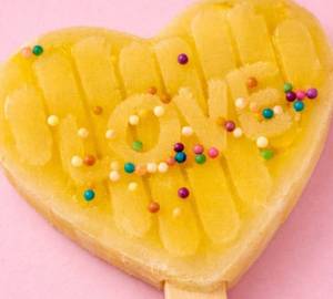 Love heart ice cream