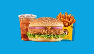 Big Crispy Chicken Burger Fruit Iced Tea Combo