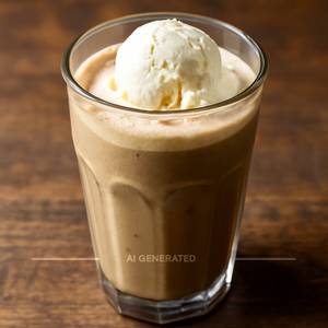Cold Coffee With Ice Cream Vanilla