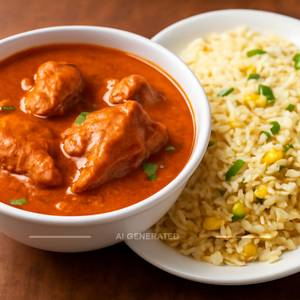 1 Chicken Curry + 1 Egg Fried Rice                                                                                    