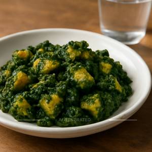 Potato spinach