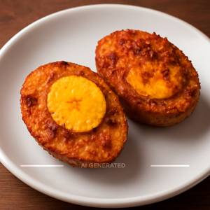 Boiled egg fry [2 pieces]