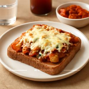 Korean Spicy Paneer Toastie