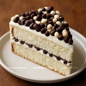 Black and white choco chips cake [5
