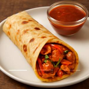 Schezwan Chicken Roll