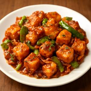 Hot garlic paneer