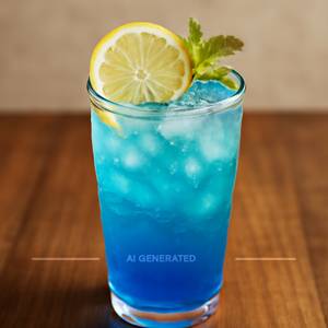 Blue Lagoon Mocktail