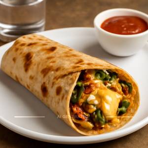 Smoky Peri Peri Veg Cheese Roll