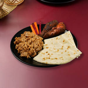Chatpata Chicken Shawarma Plate