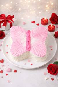 Choco Butterfly Cupid Cake (500 Gm)