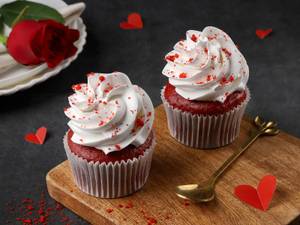 Red Velvet Cup Cake - Set of 2