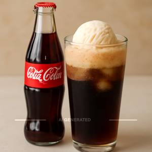 Coke (300 ml) with Ice Cream