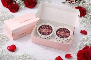 Valentine's Day Cheese Cupcakes (Set of 2)