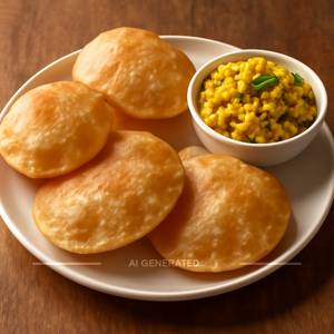 Poori Bhaji (5 Pcs)