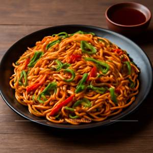 Veg schezwan noodles