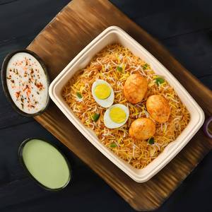 Egg Hyderabadi Biryani
