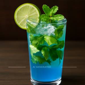 Blue Lagoon Mojito
