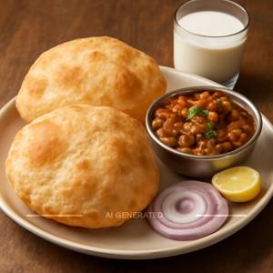 Chole Bhature [2 Bhature]
