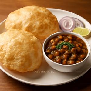 Chole Bhature (2 Pcs)