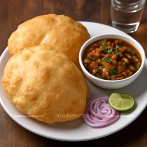 Chole Bhature (2 Pcs)