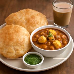 Paneer Chole Bhature