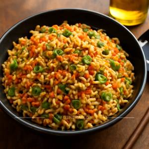 Garlic Fried Rice (Spicy & Aromatic Indo-Chinese Style)