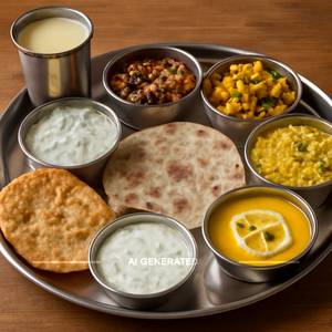 Jain  Maheshwari Punjabi  Thali