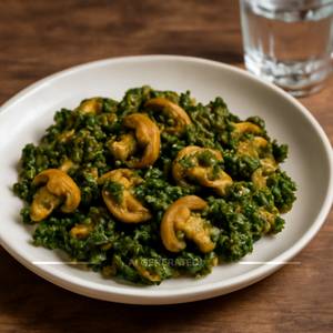 Mushroom Palak