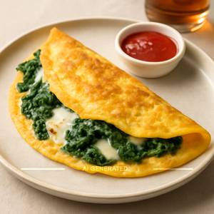 Spinach and Cheese Omelette