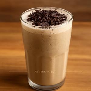 Cold coffee with crush