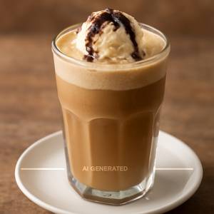 Cold Coffee With Ice Cream