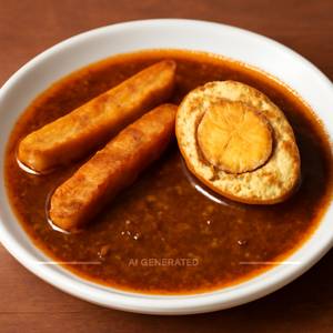 Boil Egg With Cut Fry(2 Pcs)