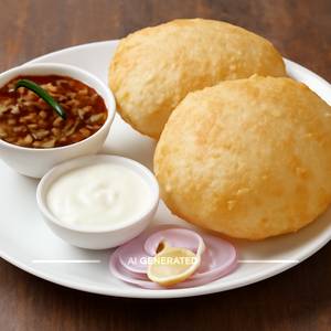 Chole Bhature (2 bhature)