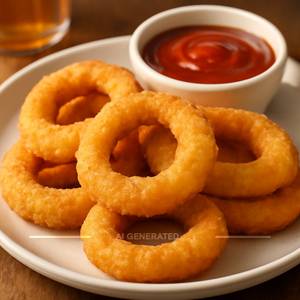 Onion Rings  [5 Pieces] + Cold Coffee  [S]