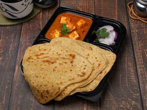 Paratha with Butter Paneer