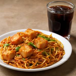 Paneer Noodles+softdrink