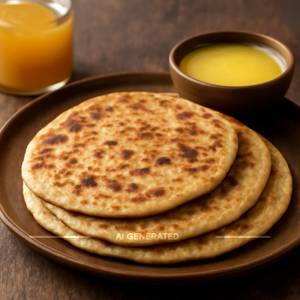 Puran Poli With Ghee