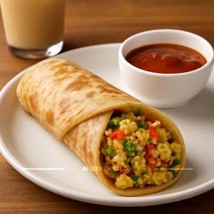 Special Mixed Egg+Bhurji Roll