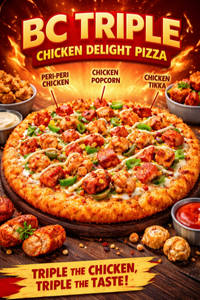 10" BC Triple Chicken Delight Pizza