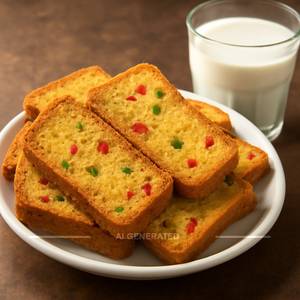 S Tuty Fruity Rusk (500Gms)  
