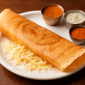 Plain dosa with cheese