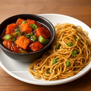 Chilli Paneer Noodles