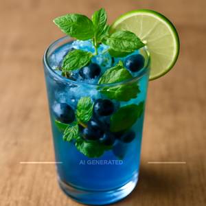 Blue heaven mojito
