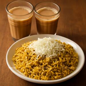 2 Chai Fish Cheese Masala Maggi Combo